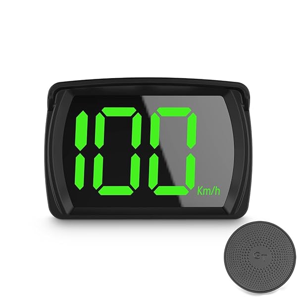 【送料無料】車用 スピードメーター 追加メーター ヘッドアップディスプレイ HUD GPS モード搭載 大きなフォント 輝度自動調整 全車種対応