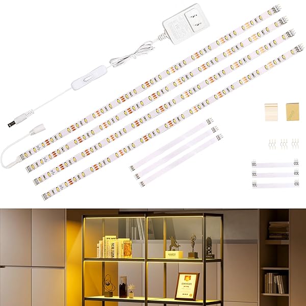 ̵led ơץ饤 ե奢饤 2m ŵ忧 0.5Mx4 Ϣܲǽ DIY ܾ ȯ 1100lm ⵱ LED ξ...