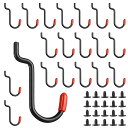 【送料無料】20個 ペグボードフック 有孔ボードフック パンチングボード 専用J型 J字 穴あきボード 固定 止め 金具 商品展示 ディスプレ 壁面収納 取り付...