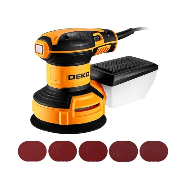 【送料無料】ランダムサンダー 電動 サンダー 300W 14000RPM 電動サンダー 6段階調速 高集塵システム ..