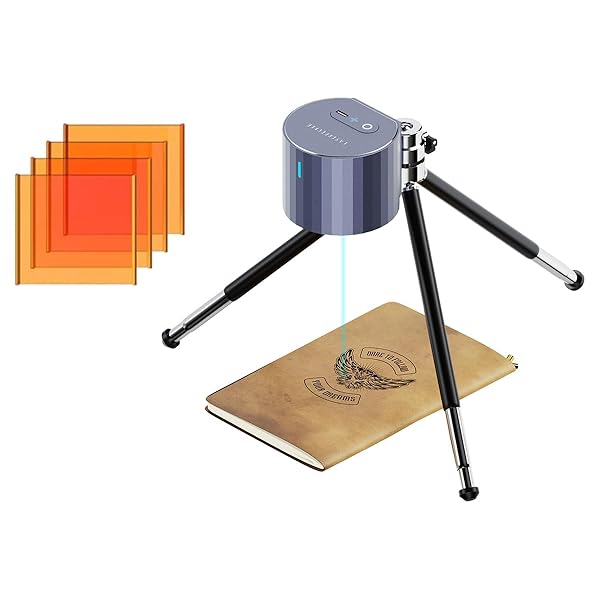 【送料無料】pro レーザー彫刻機 折り畳み式 小型 レーザー刻印機 190g超コンパクト 初心者向けレーザー彫刻 家庭用レーザー加工機 DIY プレゼント 木...