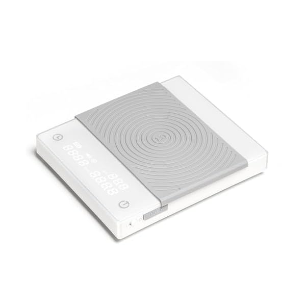 【送料無料】タイムモア Black Mirror Basic 2.0 コーヒー スケール 高精度 計量器 精度0.1g 測量範囲0.5g-2000g タイマー機能付き はかり オートオフ機能付きしろい