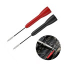 【送料無料】テストプローブセット テスターリード マルチメータプローブ 自動車テストプローブ 2PCS 600V 10A 1mm 極細 テストリード