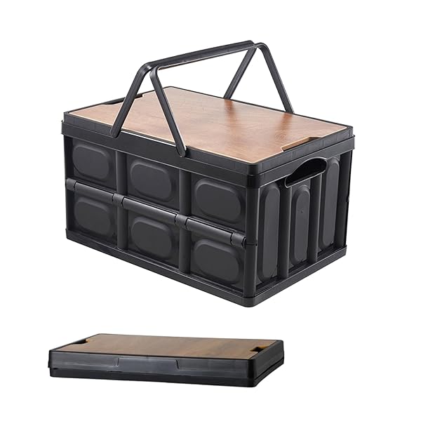 【送料無料】キャンプ 収納ボックス 折りたたみ 60L 持ち手 キャンプ用品 アウトドアボックス コンテナ..