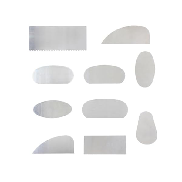 【送料無料】粘土スクレーパー 陶芸用具 ポリマー粘土ツール 粘土カッター 陶器成形 【10点セット】 ...