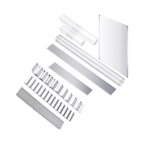 【送料無料】粘土道具 9点セット 粘土板 アクリルしねんどローラー クレイカッター スライサー 波型 ...