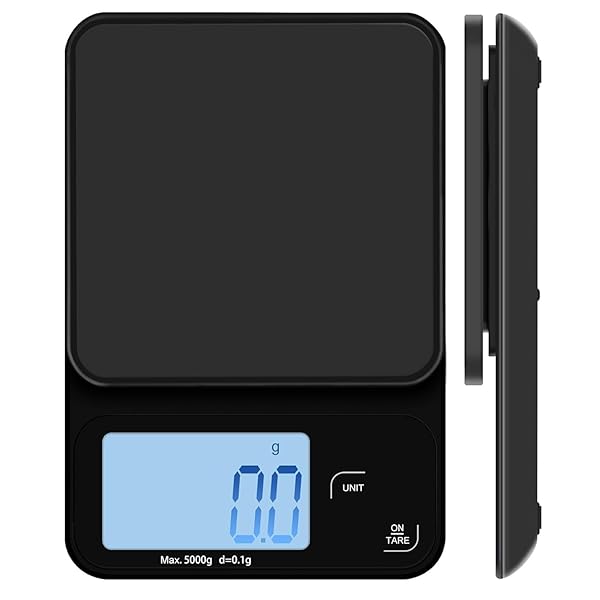 【送料無料】キッチンスケール デジタルスケール コーヒースケール0.1gから5.0kg USB充電式 キッチン ..