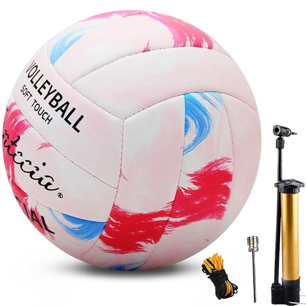 【送料無料】公式サイズ5バレーボール、快適性と耐久性のために設計されたソフトバレーボール、練習やレクリエーションに最適です。