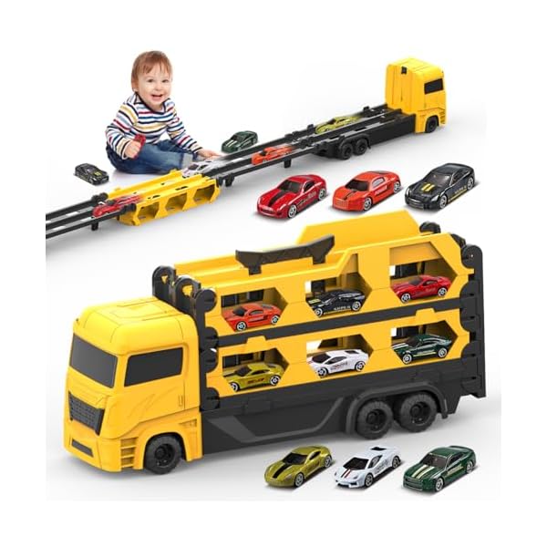 【送料無料】車おもちゃ 建設車両セット 知育玩具 おもちゃ トラック ミニカー 女の子 おもちゃ 男の子 玩具 男の子 子供のおもちゃ 収納できる 誕生日 プレゼント 贈り物 クリスマス 3 4 5 6 7 8歳