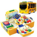 【送料無料】多機能 車 おもちゃ 子供 ハンドルおもちゃ 知育玩具 音楽バス 音と光 男の子 玩具 ドライブハンドル 玩具 2 3 4 5 6 7歳誕生日プレゼント男の子 女の子 日本語説明書付き