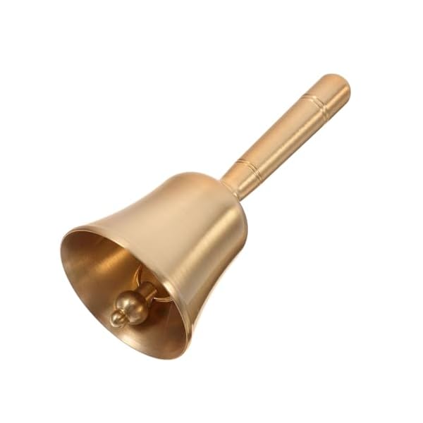 【送料無料】ハンドベル、手振りベル 真鍮、呼び出しベル、銅製風鈴、人を呼ぶ、ベル、食べ物を注文する、 ...