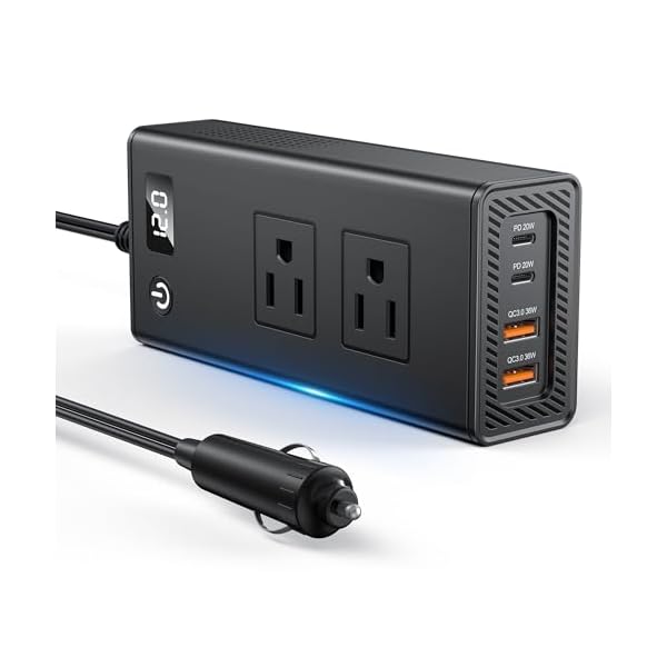 【送料無料】200W インバーター カーインバーター DC12V(10.5-14.8V) 車 インバーター QC3.0 36W PD20W USBコンセント急速充電 車内充電器 AC110Vシガーソケット変換 修正正弦波 シガーソケット