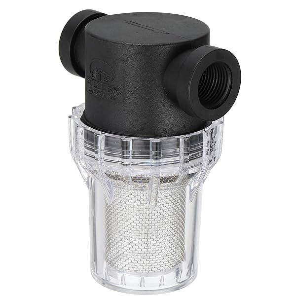 【送料無料】G1/2" ウォーターポンプストレーナーフィルター 20メッシュステンレススチールフィルター..