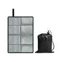 【送料無料】折りたたみクッション オックスフォード生地 座布?アウトドア スポーツ 軽量 防水 防湿 コンパクト 収納 持ち運びが容易 登山 キャンプ 運動会 花見 スポーツ観戦 通勤 グレー