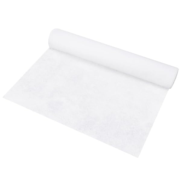 【送料無料】3m/ロール エアコンフィルター 幅40cm 交換用 静電フィルターコットン 通気口、暖房、RV、移動住宅、空調清浄機用 家庭用および業務用（白）