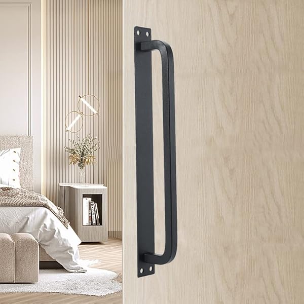 【送料無料】k09ドアハンドル 納屋のハンドル 取っ手 四角いグリップ ソリッドスチール 倉庫 ドア ...