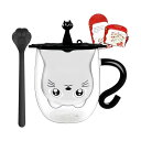 フォレストオンラインで買える「【送料無料】ダブルウォールグラス ネコ 280ml 耐熱グラス かわいい 結露しにくい 2層構造 二重グラスコップ 断熱 保温 食器洗浄機対応 ガラスコップ 取っ手付き 軽量 誕生日プレゼント 猫 透明」の画像です。価格は1,889円になります。