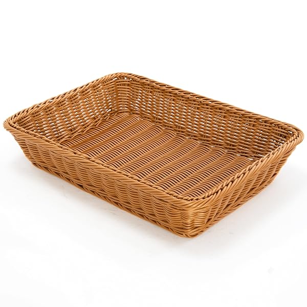 【送料無料】コーヒー色 Sサイズ PP（ポリプロピレン） かご バスケット 収納 耐熱水洗える 積み重ねできる 軽い 長持ち