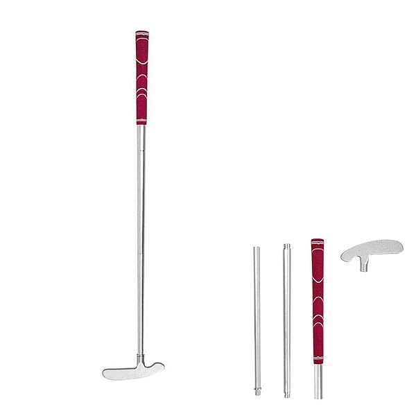 【送料無料】ゴルフパター 左右両面ゴルフパター アルミ合金ゴルフパター 調節可能 取り外し可能