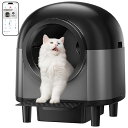 【送料無料】全自動猫トイレ 10つのセンサー搭載,猫用階段付き猫トイレ自動,100L の大容量 自動トイレ多頭飼いにも最適,専用APP 遠隔操作 IOS/And...