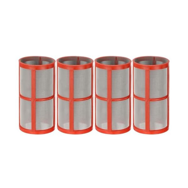 【送料無料】200 メッシュ インライン ストレーナー 交換用 2 ペア ステンレス スチール フィルター ス..