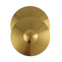 【送料無料】ドラムシンバル ハイハットシンバル 2枚セット 10インチ 真鍮素材 ジャズドラム 簡単に取り付け 練習用 楽器アクセサリー