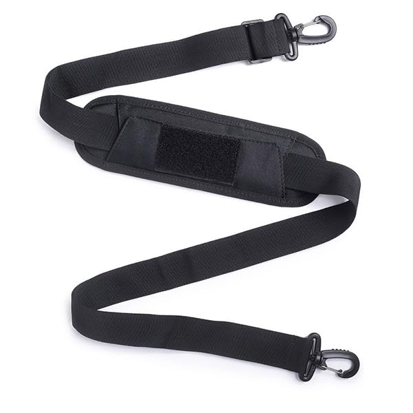 【送料無料】ショルダーストラップ 交換用肩掛けひも 調節可能ベルト 肩パッド PC バッグ・カメラケー..