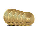 【送料無料】ミュート ローボリューム シンバル ハイハット クラッシュ ライド シンバル 5枚パック(14in HH*2+16in+18in+20in) 初心者...