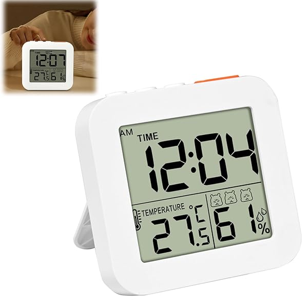 【送料無料】時計 デジタル時計 防滴型防水 タイマー 温度計 湿度計 白 電池型です 防水 室温 お風呂 デジタル 壁掛け LCDディスプレイ 目覚まし バックライト 卓上置き 浴室 バスルーム 洗面所 台所 部屋用 中庭 ルーム シャワー用 電池は