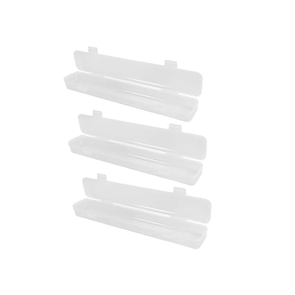 【送料無料】3個透明水彩画筆収納ボックス アートツール整理用ケース 筆記具や