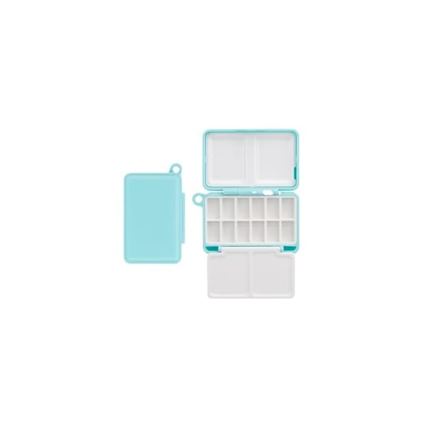 【送料無料】水彩パレット12穴 絵皿 水彩ケース パレットケース絵画ツール 子供画家 持ち運び簡単