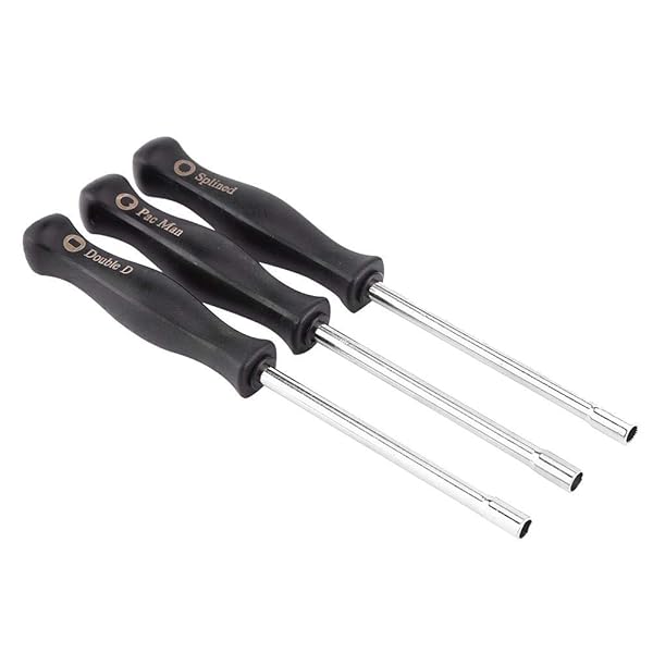 【送料無料】Qiilu 【3本】 キャブレタードライバー キャブレター調整ツール スプラインダブル Dタイプ