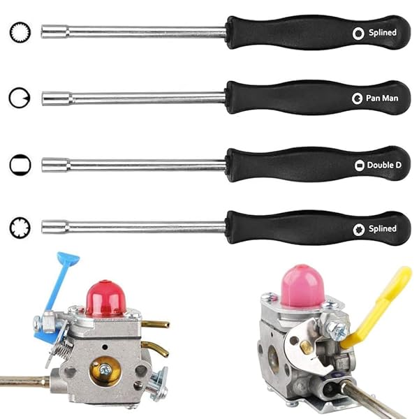 【送料無料】手動調整ツールキット キャブレタードライバー （4枚組）キャブレター調整ツール 修理ツー..