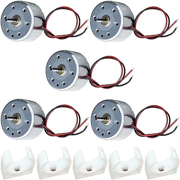 【送料無料】5個 RF-300 モーター DC 1V-6V 0.08インチ/2mm(シャフト直径) 0.16インチ/4mm(シャフト長..