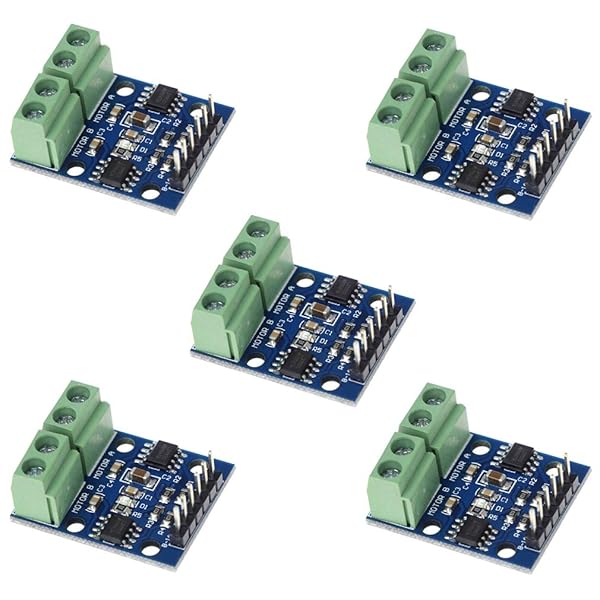 【送料無料】5個セット L9110S DCモータードライブモジュールステッピングモータードライブコントローラーボード2.5-12V Hブリッジは同時にデュアルD...