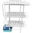 【送料無料】水耕栽培キット 室内水耕栽培 中型水耕栽セット 野菜栽培セット タイマー/自動施肥/給水 循環式ポンプ LEDライトで栽培可能 家庭菜園 ベランダ 日本語説明書付き (4列3層 108穴)