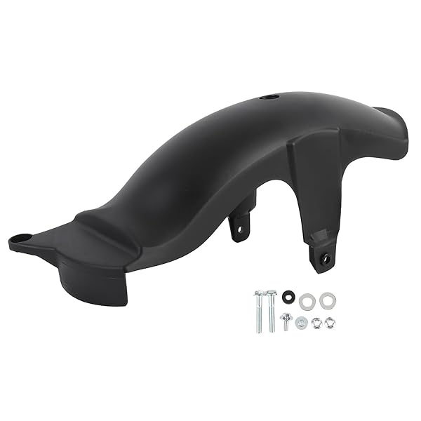 【送料無料】オートバイリアマッドガード、リアホイールマッドガードスプラッシュガード、ブラックアブ..