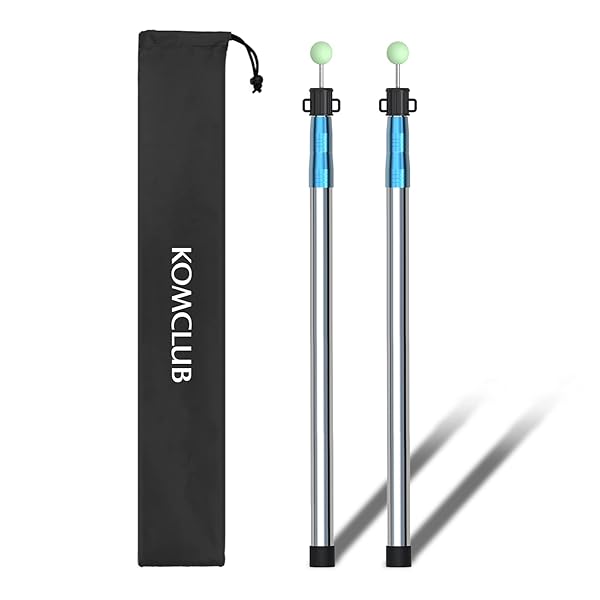 【送料無料】タープポール 伸縮 テントポール スライド式 3継無段階調節 最大直径28mm (高さ94〜220cm)..