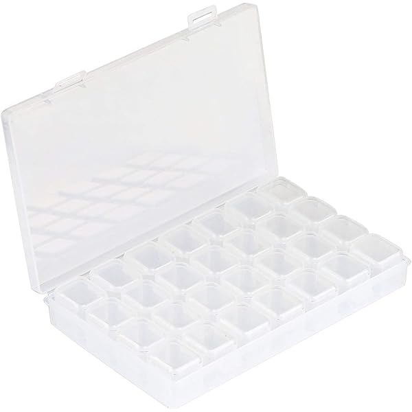 【送料無料】ビーズケース 小物ケース ビーズ入れ 28分割 収納 透明 パーツケース 小分けケース クリア..