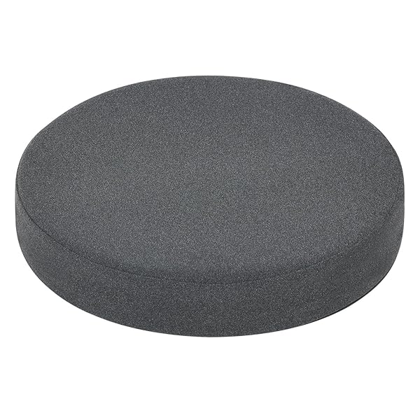 【送料無料】座布団 クッション 低反発+高反発 厚め 7cm 丸型 ウレタン 椅子用 床用 2層構造 42×42×7cm ゆっくり沈む フロアクッション