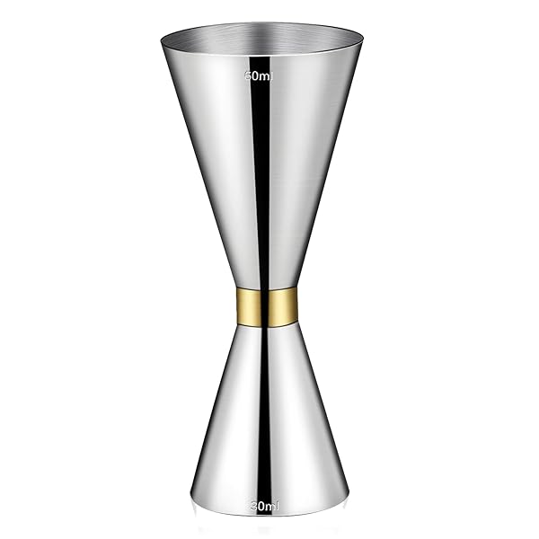 【送料無料】メジャーカップ 計量カップ 30/60ml ジガーカップ 目盛り付き オンスカップ 304ステンレス..