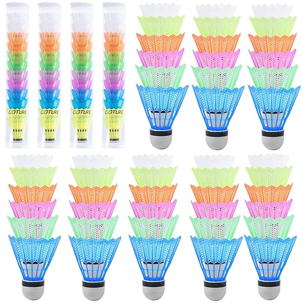 【送料無料】バッティング練習 野球専用 48個入り 6色 収納ケース付き 野球シャトル バドミントン シャトル バッティング用シャトル 練習用 初心者 トレーニングボール