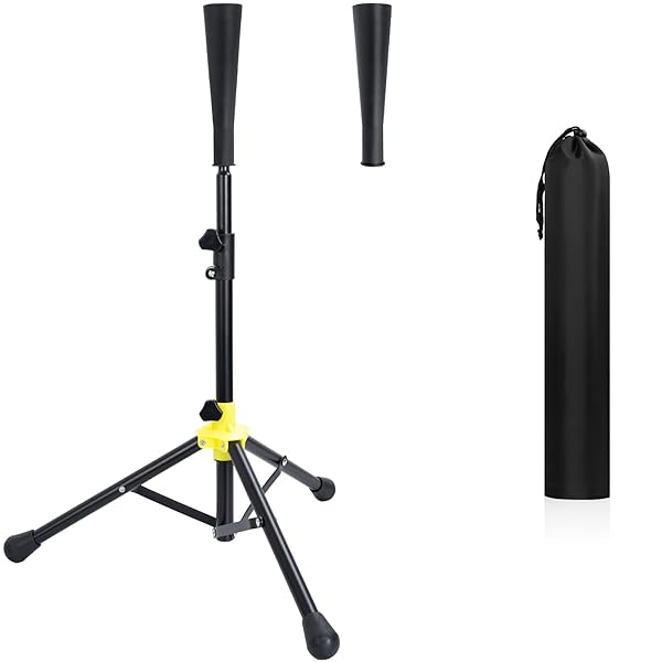【送料無料】野球 バッティングティー 野球 練習スタンド 【汎用交換ゴム1個付属】折り畳み 高さ調節可能62〜98cm 置きティー バッティング ティースタンド 持ち運び 収納袋付き 硬式/軟式球/ソフトボール 兼用