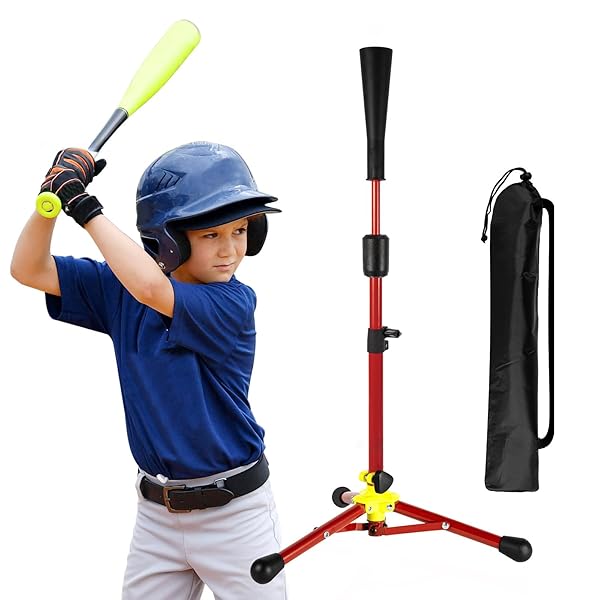 【送料無料】ティーバッティング 子供 バッティングティー ボール置きティー高さ53-76cm調整 野球ボール置きティー 置きティー 野球 バッティングティー スタンド 野球ティースタンド置きティー 練習 打撃 野球 軟式 硬式 ティー バッティング