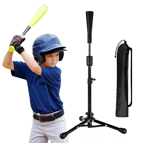 【送料無料】野球ボール置きティー ティーバッティング 子供 バッティングティー ボール置きティー高さ53-76cm調整 野球ボール置きティー 置きティー 野球 バッティングティー スタンド 野球ティースタンド置きティー 練習 打撃 野球 軟式 硬式