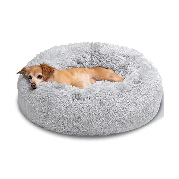 【送料無料】ペットクッション ペットマット ペットソファ ラウンド型 丸型 ドーナツペットベッド ぐっ..