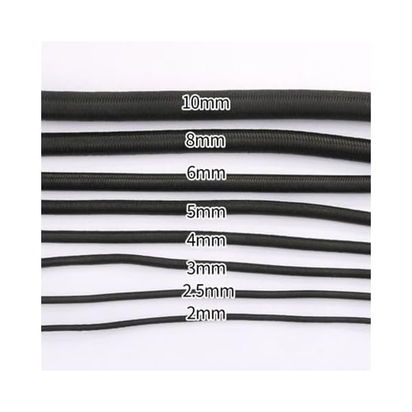 【送料無料】パラコード ショックコード 幅5mm 長10M 弾力線 ゴム紐 アウトドア用...