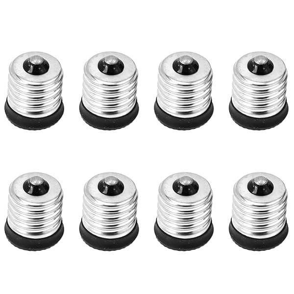 【送料無料】E17-E14 口金変換アダプター 変換ソケット 8個 ランプホルダーコンバートアダプター 電球..