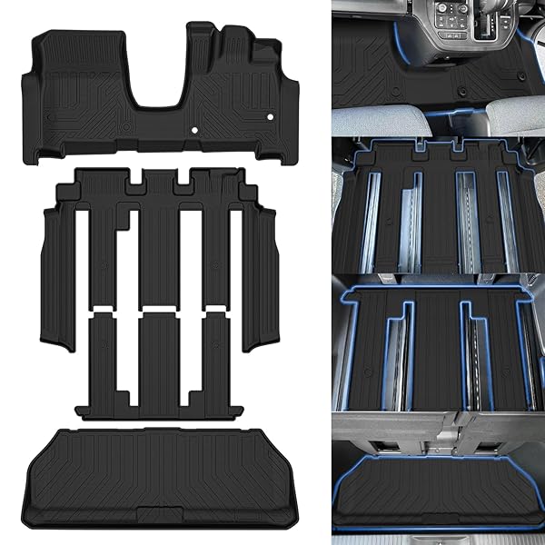 【送料無料】ホンダ 新型 ステップワゴン RP6/7/8 フロアマット+セカンドマット+ラゲッジマット 4枚セット STEPWGN RP6フロアマット AIR SPADA 6代目 ステップワゴン RP7 防水 STEPWGN RP8 3D立体 トラン