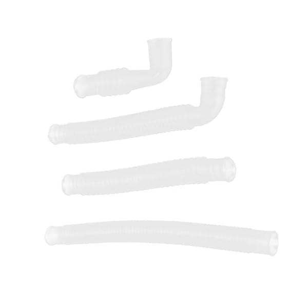 【送料無料】洗濯機給水ホース 4個セット Pvc製 ワッシャー付き長さ適切な給水パイプ バルブ内蔵 漏れ防止 高圧対応 取り付け簡単 蛇口アダプター対応